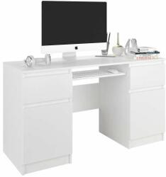 Mobene Modern Számítógépasztal N6 - fehér - pepita