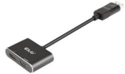 Club 3D CLUB3D MST DisplayPort 1.4 - DisplayPort + HDMI átalakító fekete (CSV-7220) (CSV-7220)