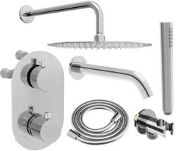 Mexen Kai DR70 Kád-Zuhany Szett - 30 cm, Króm (5907709136632)
