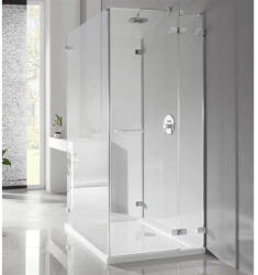 Radaway Perete sticlă duș lateral pentru cabină duș Radaway Euphoria S3, 80x200 cm, sticlă securizată transparentă, profil crom (383038-01)