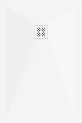 Mexen Stone+ SMC zuhanytálca 100 x 90 cm, fehér , takaró fehér - 44109010-W Kompozit zuhanytálca Kompozit zuhanytálca (5905315222497)