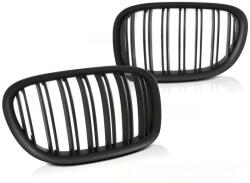 BMW F01 Hűtőrács - Matt Fekete - Dupla Rácsos (GRBMA9)