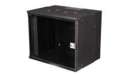 Equip 19' lapra szerelt fali rack szekrény 9U 540x400mm fekete (EWM-09-5440-B) (EWM-09-5440-B)
