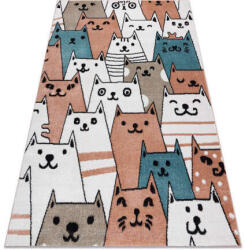 Gatti Kab. Szőnyeg FUN Gatti gyerekeknek, macskák, rózsaszín 160x220 cm