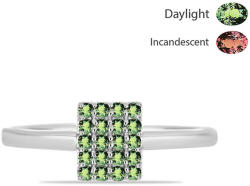  Ezüst Gyűrű Természetes Alexandrittal, Y62025/54
