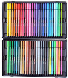 STABILO Pen 68 Filctoll Készlet - 50 db Fémdobozban (46964)
