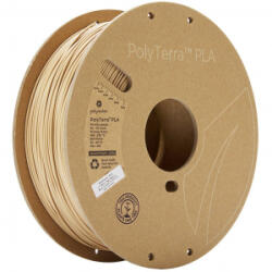 Polymaker PolyTerra 3D nyomtatószál PLA műanyag alacsonyabb műanyag tartalom 1.75 mm 1000 g Mogyoróbarna 1 db (70909) (70909) - aqua