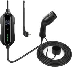  Elektromos autó töltő, napenergia -erőmű, 2. típusú 1. típusú kompatibilitás, Type 2 5 méter