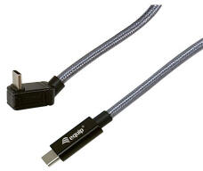 Equip Kábel - (USB-C 3.2 Gen2x2 to USB-C, apa/apa, fekete, 1m) (128421) (128421)