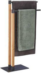  Modern Törölközőtartó - Fa és Fém - 83, 5x51, 5x20 cm