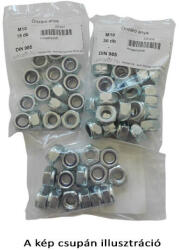 Műanyagbetétes önzáró anya DIN 985 horganyzott M5 (25 db) (ZIP211) - pepita