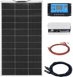  Napelem, nagy hatásfokú, egyszerű telepítés, 12V-220V 120W