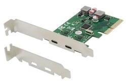 Conceptronic 2x USB-C 3.2 Gen2 bővítő kártya PCIe (EMRICK08G) (EMRICK08G)