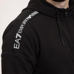 Giorgio Armani EA7 Train Logo Series M Tape Hoodie Fz 6DPM12PJOGZ01200 Férfi Kapucnis Pulóver Fekete M