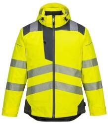 Portwest PW3 Hi-Vis Férfi Téli Kabát - Jól Láthatósági (T400YGYS)