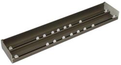  Alumínium Függöny Sín - Dupla - Bronz - 160 cm