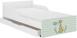  PUFI gyerekágy 160x80 matraccal és ágyneműtartóval - zsiráf