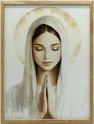  VÁSZONFESTMÉNY FALRA MIASSZONY IMÁBAN 50x70 CM KERETTEL