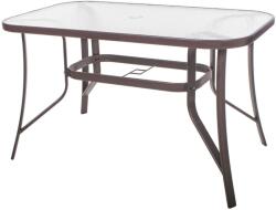 SPRINGOS kerti Asztal 120x70x70cm - Barna (GF0076)