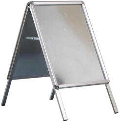  A1-es Kétoldalas Kirakatállvány - Alumínium - 1005 mm