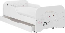  MIKI gyerekágy 160x80cm ajándék matraccal, ágyneműtartó nélkül - best friends