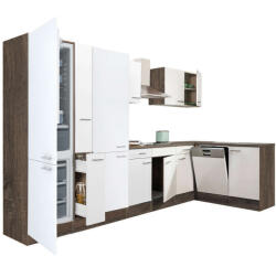 Leziter Yorki 370 sarok konyhabútor alulfagyasztós hűtős kivitelben - pepita - 446 040 Ft