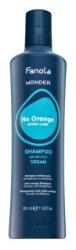Fanola Wonder No Orange Extra Care Shampoo sampon neutralizant pentru nuante maro 350 ml