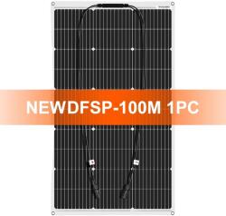  Rugalmas napelemes panel, 100 W teljesítmény, kompakt méret 974x565 mm, 100W