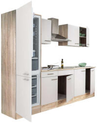 Leziter Yorki Konyhabútor - Sonoma Tölgy - 270 cm - pepita - 274 114 Ft