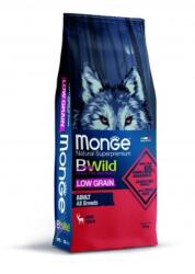 Monge BWild Low Grain All Breeds Adult száraz kutyatáp - szarvas 12 kg (149280)