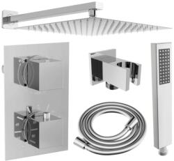 Mexen Cube Zuhanyrendszer - Esőztetőfej - 25 cm - Króm (5907709106581)