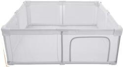  Járóka, hordozható kivitel, szerszám nélküli beállítás, szürke 150-180-70 cm