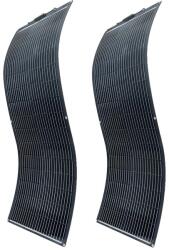  Rugalmas napelemes panel, 100W/200W kapacitás, nagy hatékonyság, vízálló kialakítás, 200W (2x100W)