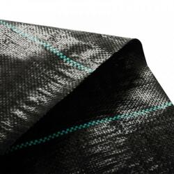  UV Stabil Fekete Gyomszövet - 90g/m2 PP szőtt - 0, 4m x 100m