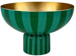 Pip Studio Magas fémtálca, Pip Studio, Stripes Green, 30x30x20cm, Egyéb kollekció