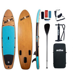 Act!ive SB-001-B Santa Barbara famintás-kék SUP deszka 335cm, tartozékokkal