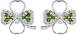  Ezüst Fülbevaló Króm Diopsziddal, PCY11070