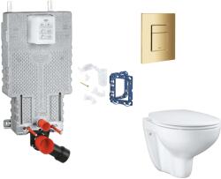 GROHE Uniset - Set pentru montare încastrată, toaletă, capac Softclose, clapetă Skate Cosmopolitan și set pentru tablete, Cool Sunrise SANI15BB4122 (SANI15BB4122)