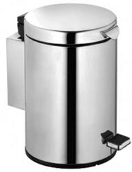 KEUCO Cos gunoi baie Keuco Plan, pe podea, 3 l, pedala, inox, crom, 14977010000 (14977010000) (14977010000) Cos de gunoi