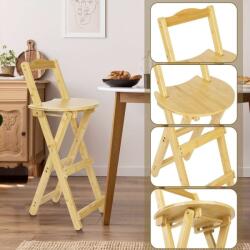 Quasar & Co Quasar & Co. Összecsukható Bambusz Bárszék - 2 db - 97 cm