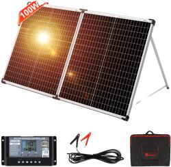  100 W -os napelem, nagy hatékonyság 21, 8%, hordozható összecsukható kialakítás, 100W -os készlet