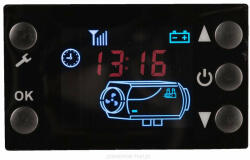 Red Technic Autófűtés, Red Technic, 8 kW, Tápellátás 12 V DC, Súly 6, 6 kg, Fekete