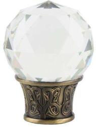  Odeon Dupla Függönyrúd - Antik Arany - 360 cm - Kristály Díszekkel