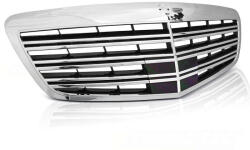 Mercedes W221 S65 AMG Hűtőrács - Króm/Fekete (2009-2013) (GRME20)