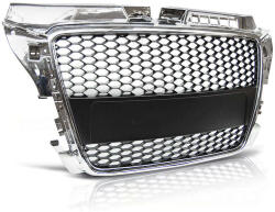 Audi A3 (8P) RS Stílusú Króm Elsőrács (2004-2007) (GRAU40)