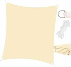 SPRINGOS Napvitorla 3x3m - Bézs (SN0055)