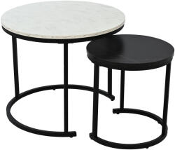 IdePar Konferenciaasztal LUNO - két kerek asztalból álló készlet