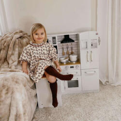 Homcom Gyerek Játékkonyha kiegészítőkkel, MDF, 3-6 év, 82x65x87cm, Multicolor