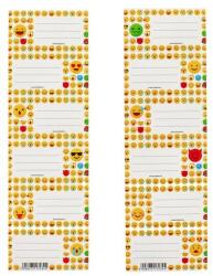 Starpak Emoji 6 db-os füzetcímke - kétféle (494492) (494492)