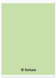 Fortuna Füzet vonalas FORTUNA Monocolor A/5 32 lapos pasztell zöld - pepita
